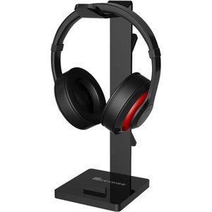 Headphone Stand Gaming Headset Holder for Desk Cable Organizer & Cellphone Stand